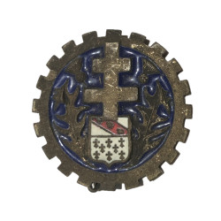 Badge, Cap, 20th French Train Squadron, 1945