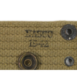 Ceinturon M-1936, NASCO 1942, boucles en laiton