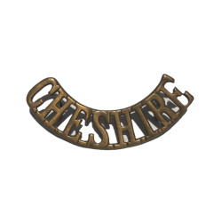 Brass Title, Cheshire Regiment, WWI