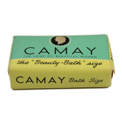 Soap, CAMAY, Bath Size