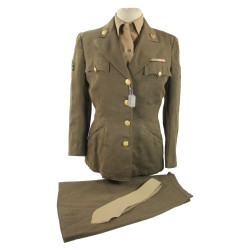 Grouping, Jacket, Skirt & Shirt, WAC, Cpl. Ruth Bennett, USAAF