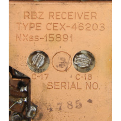Set, Receiver, RBZ, US Navy