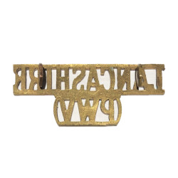 Brass title, South Lancashire Regiment (The Prince of Wales's Volunteers), WWI
