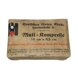 First-Aid Packet, German, Deutsches Rotes Kreuz, 1941, Normandy