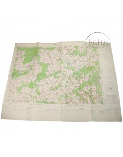 Map US Army, Bastogne