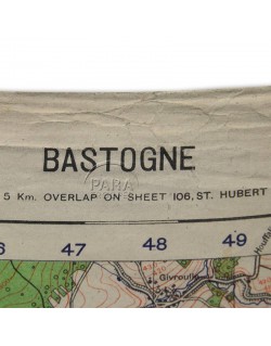 Map US Army, Bastogne