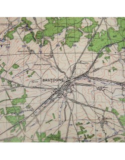 Map US Army, Bastogne