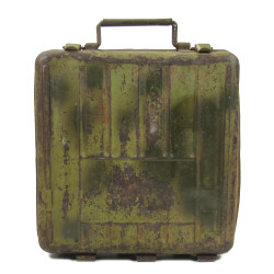 Box, Shell, Mortar, 81mm, Italian, Camouflaged, Normandy