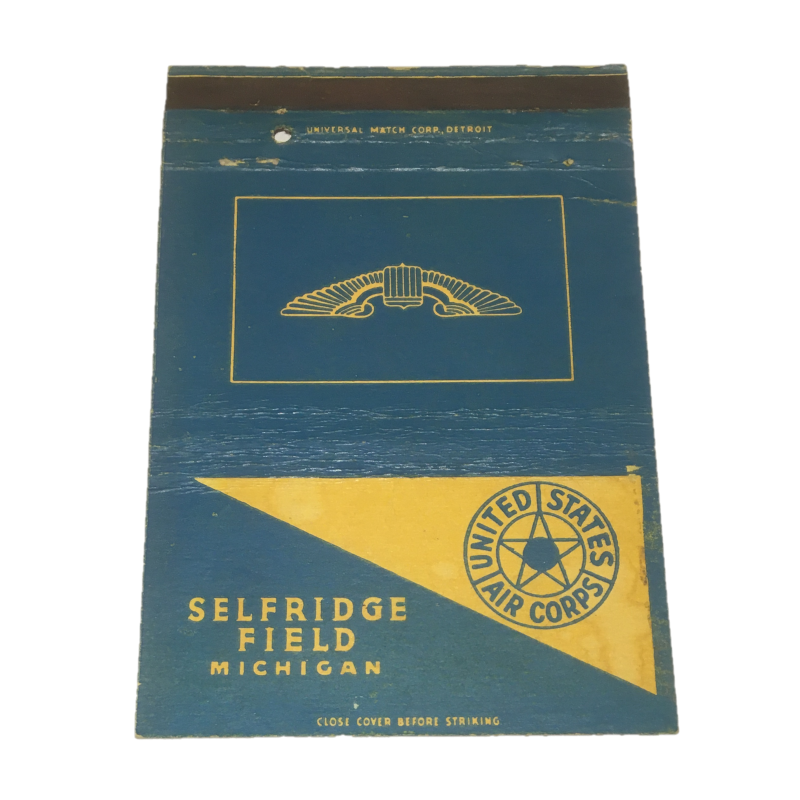 Matchbook, Selfridge Field, Michigan