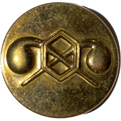 Collar Disk, Chemical Warfare Service, Stamped