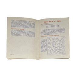 Livret de jeux, More Fun en Route, US Armed Forces, 1944