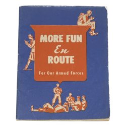 Booklet game, More Fun en Route, US Armed Forces, 1944