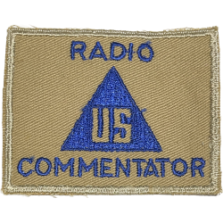 Insigne, Radio Commentator, US Non-Combatants