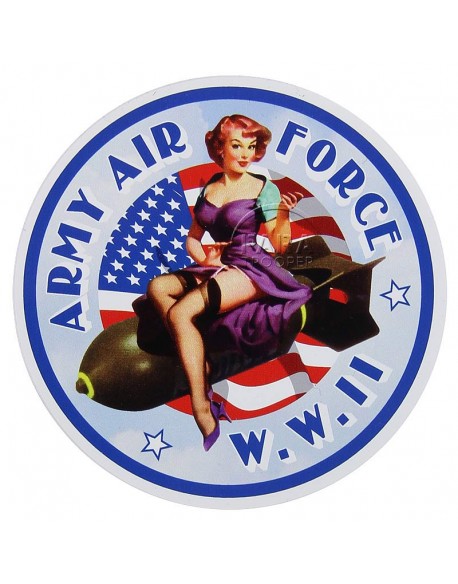 Sticker, Pin-Up, AAF