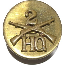 Disk, Collar, 2nd Infantry Regiment, HQ, Normandy