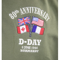 Shirt, Polo, Short-Sleeved, OD, 80th Anniversary of D-Day