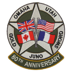Patch, 80th Anniversary of D-Day