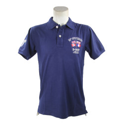 Shirt, Polo, Short-Sleeved, Navy Blue, 80th Anniversary of D-Day