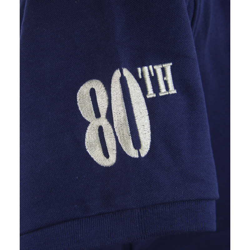 Shirt, Polo, Short-Sleeved, Navy Blue, 80th Anniversary of D-Day