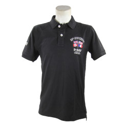 Shirt, Polo, Short-Sleeved, Black, 80th Anniversary of D-Day
