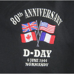 Polo noir, 80e anniversaire du Débarquement