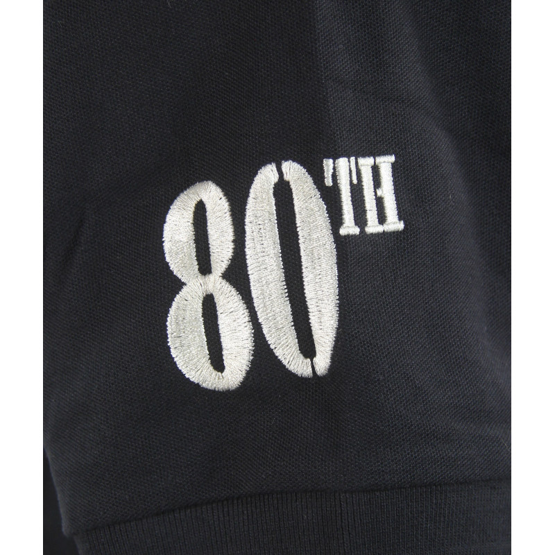 Shirt, Polo, Short-Sleeved, Black, 80th Anniversary of D-Day