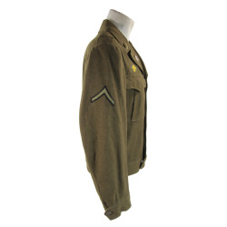 Jacket, Ike, Pfc. Glenn Stiarwalt, 2nd Inf. Reg., 5th Infantry Division, ETO
