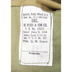 Jacket, Ike, Pfc. Glenn Stiarwalt, 2nd Inf. Reg., 5th Infantry Division, ETO