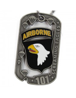 Plaque d'identité, 101e Airborne, Screaming Eagle