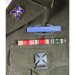 Jacket, Ike, Pfc. Glenn Stiarwalt, 2nd Inf. Reg., 5th Infantry Division, ETO