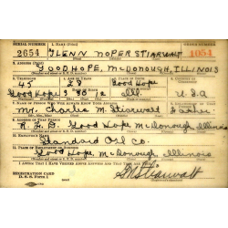 Jacket, Ike, Pfc. Glenn Stiarwalt, 2nd Inf. Reg., 5th Infantry Division, ETO