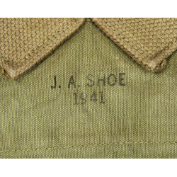Sac à dos M-1928, J. A. SHOE 1941, Hq., 110th Engineer Combat Bn.