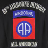 Polo, black, 82nd Airborne Division, type I