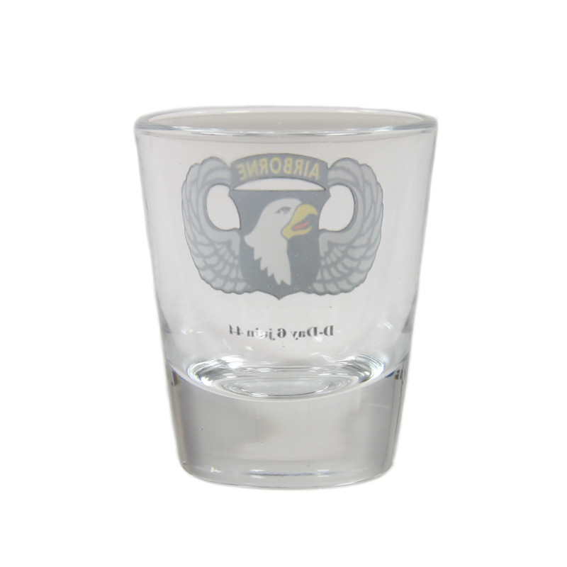 Verre à liqueur D-Day 6 juin 1944, 101st AB. Div.