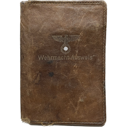 Leahter Holdr for passes, Wehrmacht Ausweis, Normandy