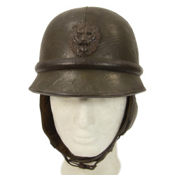 Helmet, Despatch Rider, M38, Belgian, Complete