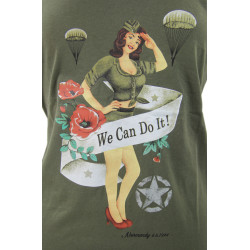 T-shirt, femme, Pin-up