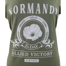 T-shirt, Women, Poppy, Normandy