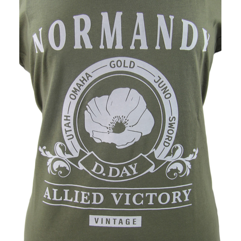 T-shirt, femme, Poppy, Normandie