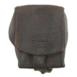 Pouch, Ammunition, Leather, Mauser 98k, with Cartrdige Box, Normandy