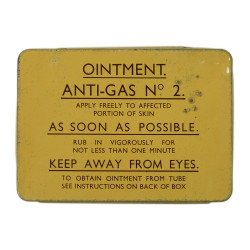 Pommade de décontamination, Anti-Gas Ointment, No. 2, 1940