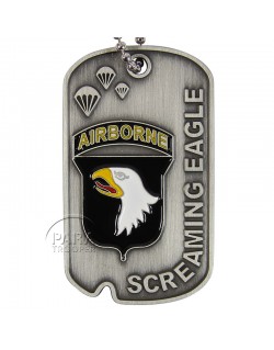 Plaque d'identité D-Day, 101e Airborne