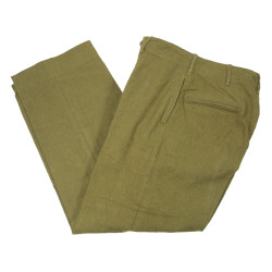 Trousers, Wool, Serge, OD, Special, 31 x 33