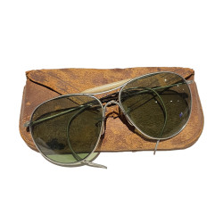Lunettes de soleil USAAF avec étui, Type F-1, American Optical, 1944
