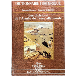 Livre, Dictionnaire historique - Les divisions de l'Armée de Terre allemande