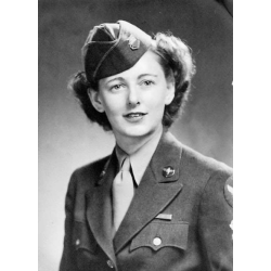 Cap, Other Ranks, OD, WAAC, 1943, Cpl. Lucille Bailey, USAAF