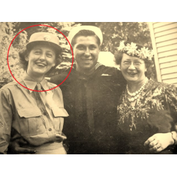 Cap, Other Ranks, OD, WAAC, 1943, Cpl. Lucille Bailey, USAAF