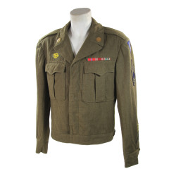 Blouson Ike, M/Sgt. Morris Langsam, 8th Infantry Division, ETO