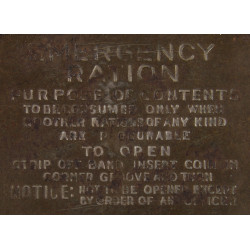 Ration, Emergency, British, Normandy
