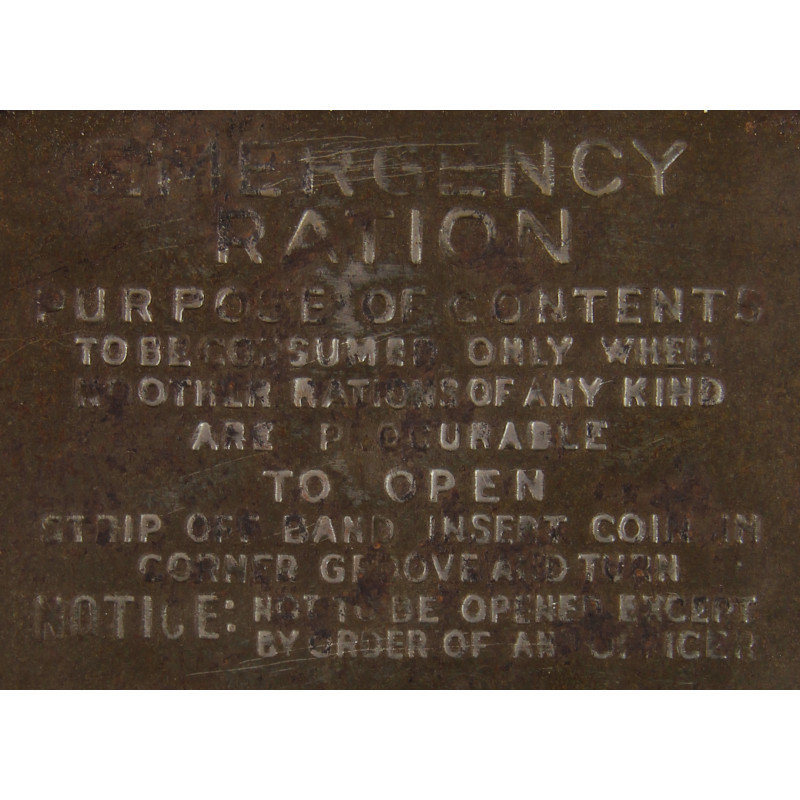 Boîte de ration de survie britannique, Normandie
